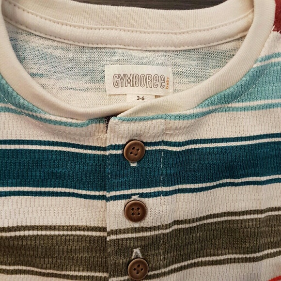 Gymboree Baby Boy top Shirt striped NWOT 3-6 mths - Picture 5 of 5